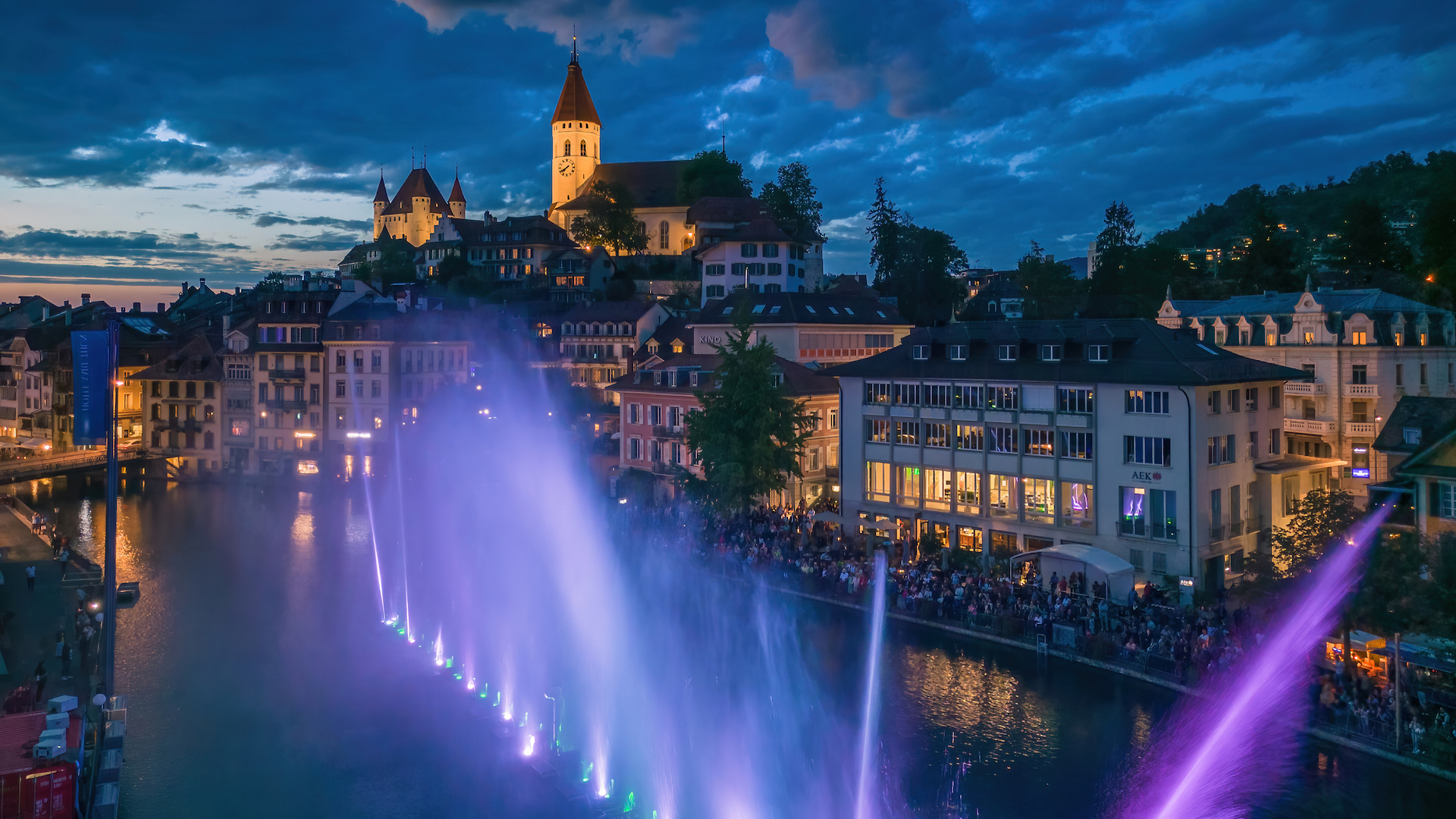 Hohe Wertschöpfung am Thuner Wasserzauber